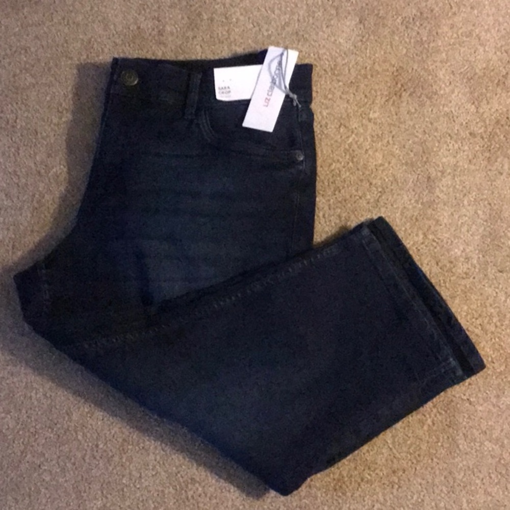 New Liz Claiborne cropped jeans - Picture 2 of 7